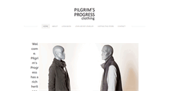 Desktop Screenshot of pilgrimsprogressclothing.com